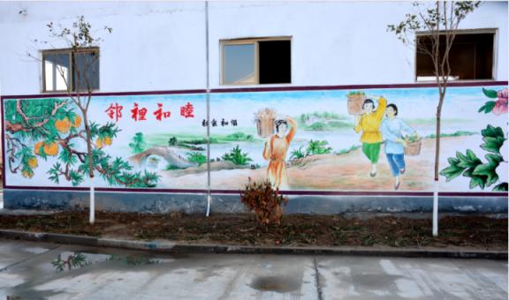景洪乡镇文化墙 乡风文明焕发新活力
