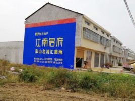 景洪农村墙体广告在不同形式上面展现的不同特色