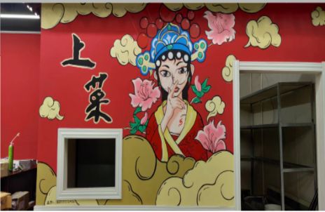 景洪墙体彩绘的发展和应用